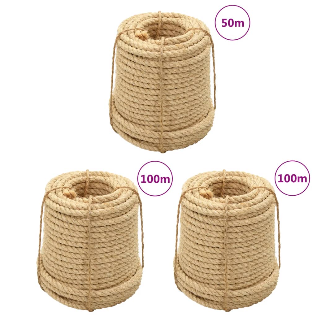 Sisal ropes 3 pcs 14/16/20 mm 