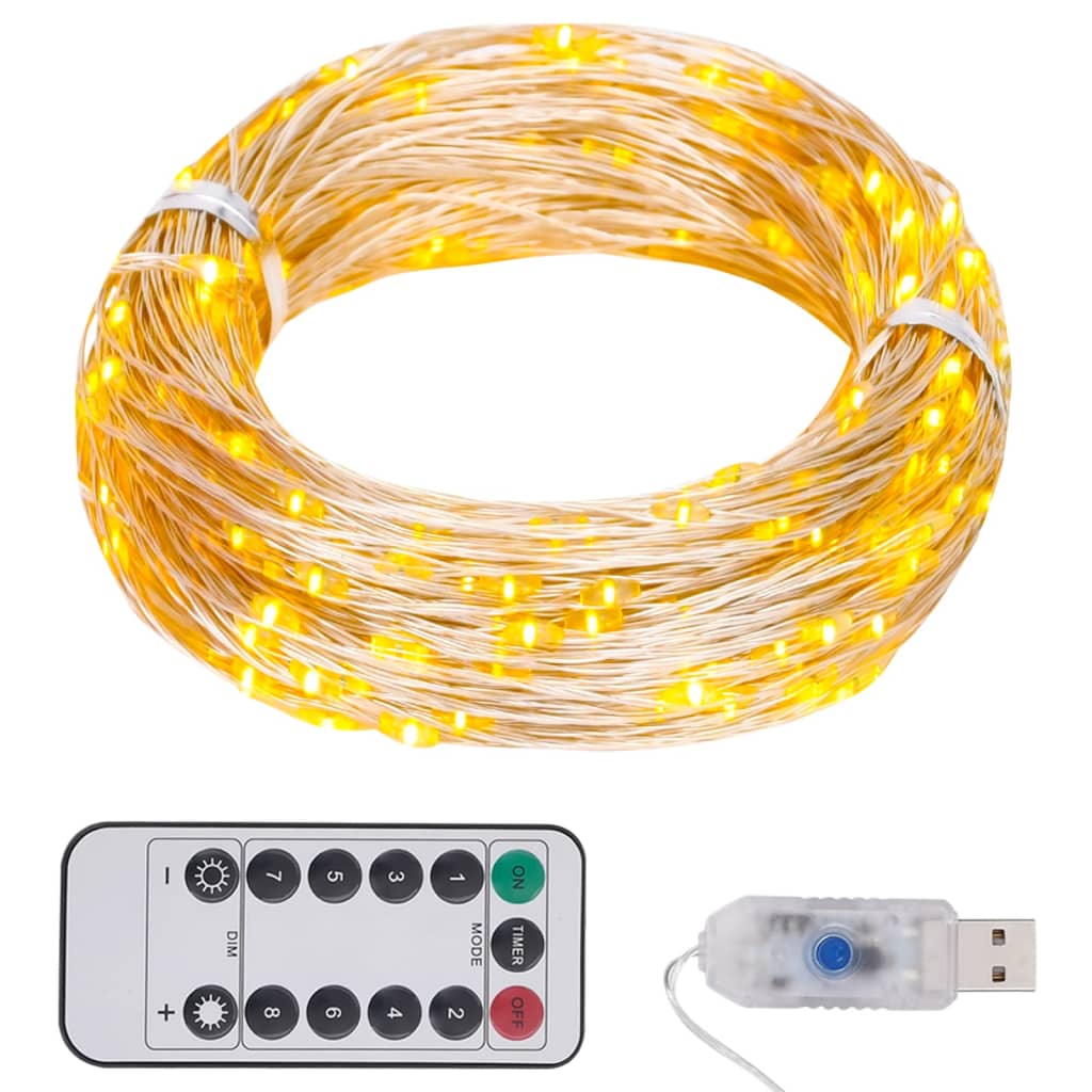 Tira de luces 150/300 LEDs blanco/azul/multicolor 15/30m PVC