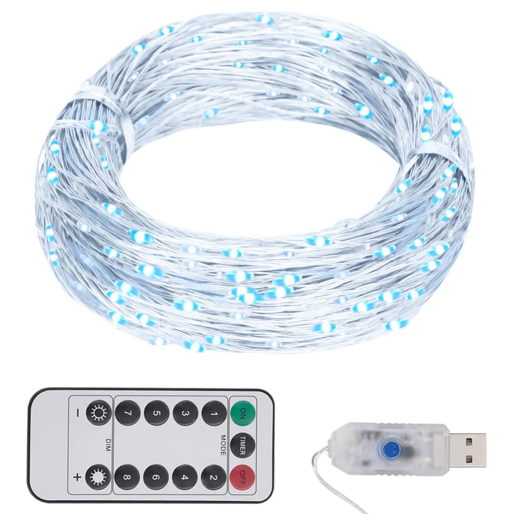 Tira de luces 150/300 LEDs blanco/azul/multicolor 15/30m PVC