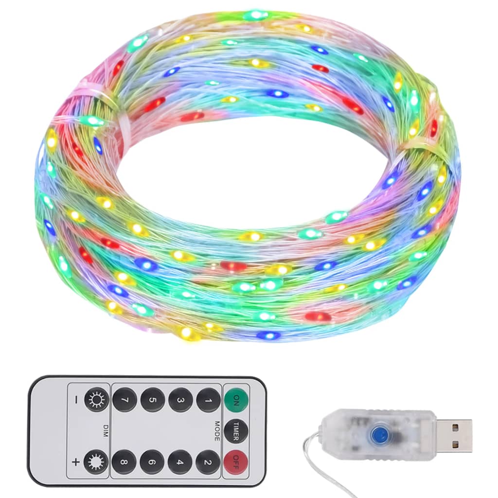 Tira de luces 150/300 LEDs blanco/azul/multicolor 15/30m PVC