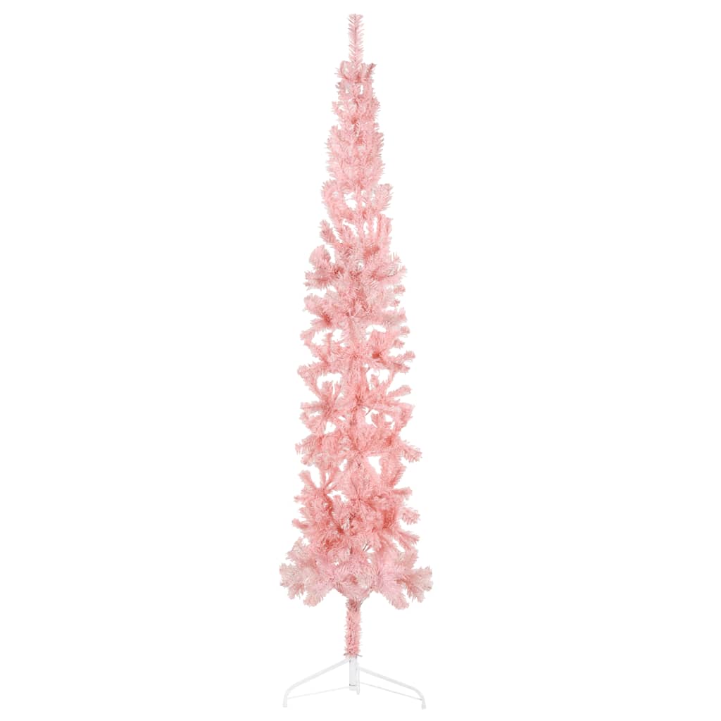 Medio árbol de Navidad artificial con soporte colores y tamaños