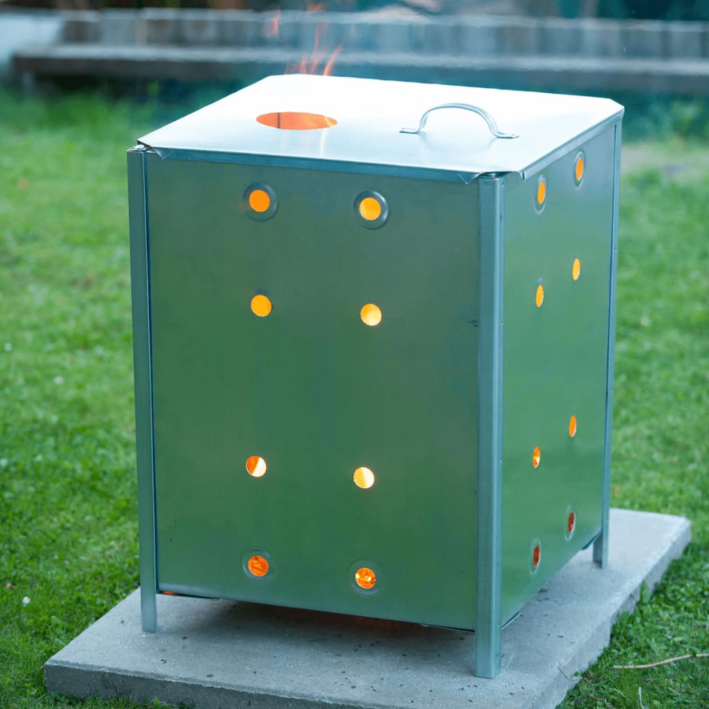 Nature Galvanized Steel Garden Incinerator 