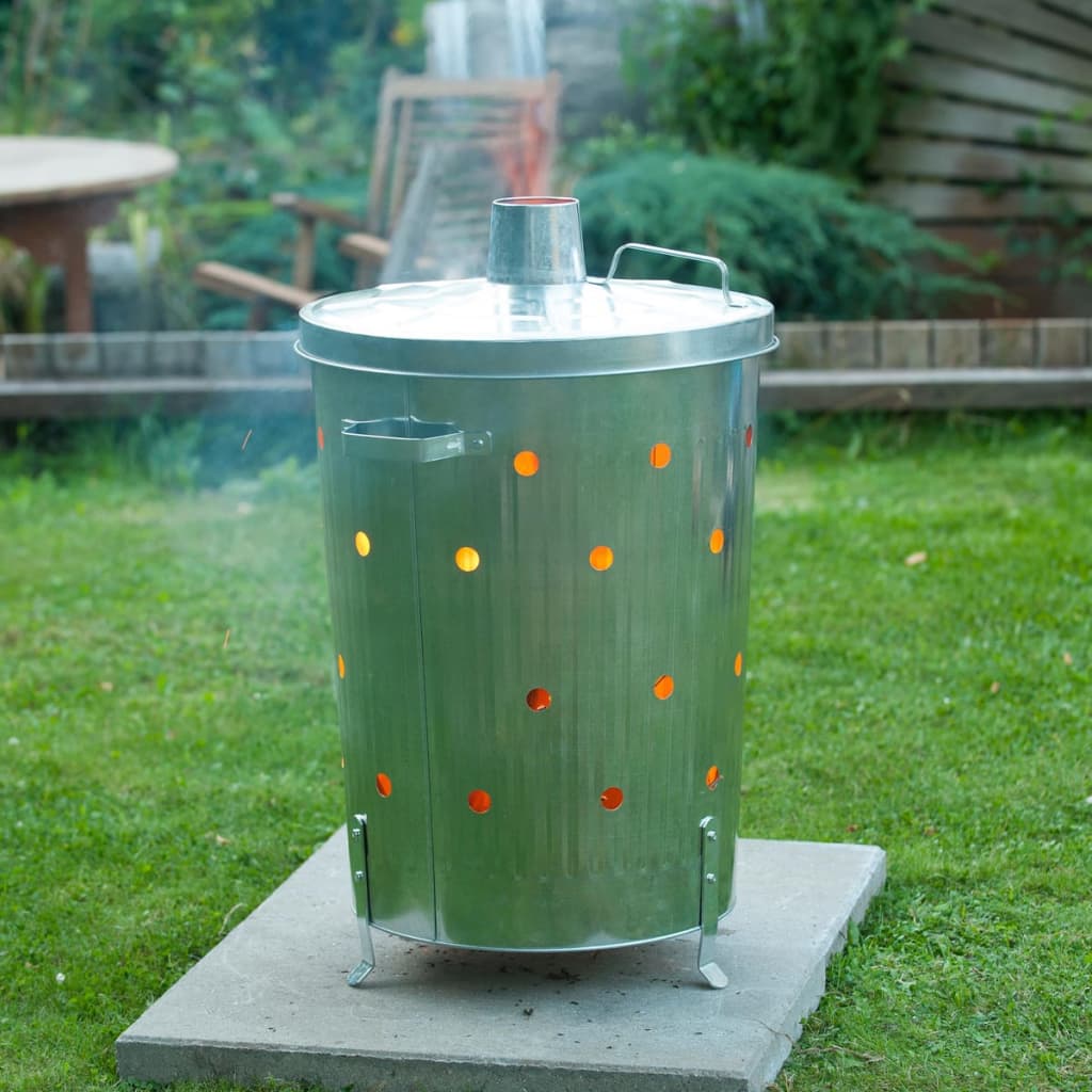 Nature Galvanized Steel Garden Incinerator 