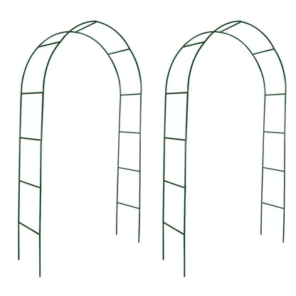 Garden arches 2 pieces for climbing plants 