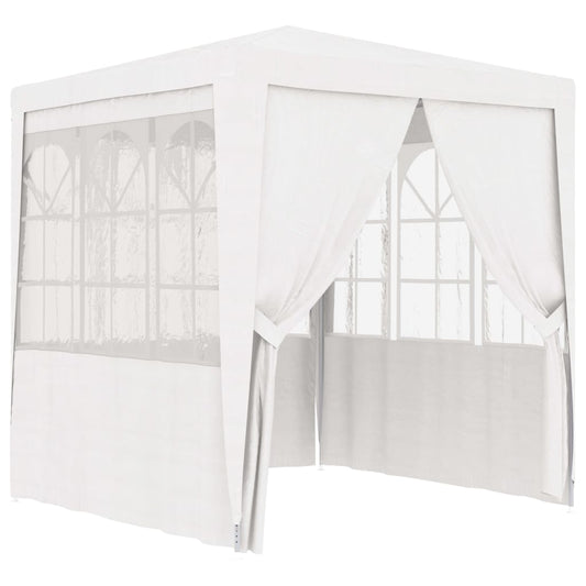 vidaXL Professional Party Tent with Walls White 90 g/m² 