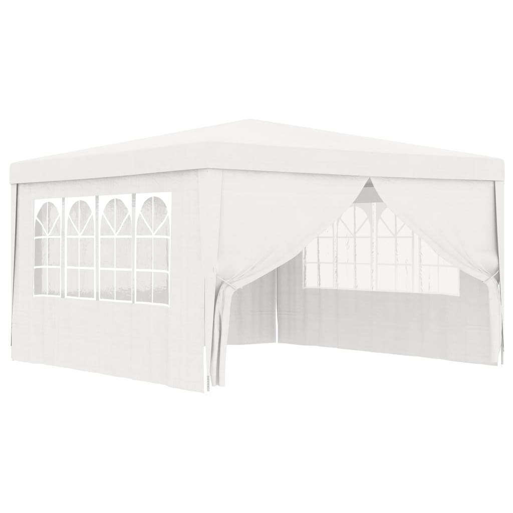 vidaXL Professional Party Tent with Walls White 90 g/m² 