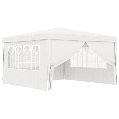 vidaXL Professional Party Tent with Walls White 90 g/m² 