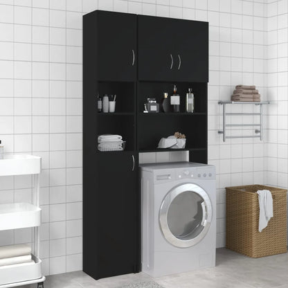 Bathroom cabinet plywood 32x25.5x190 cm