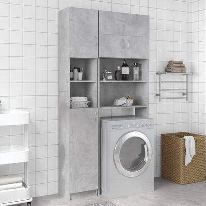 Bathroom cabinet plywood 32x25.5x190 cm