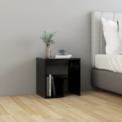 Plywood bedside table 40x30x40 cm various finishes 