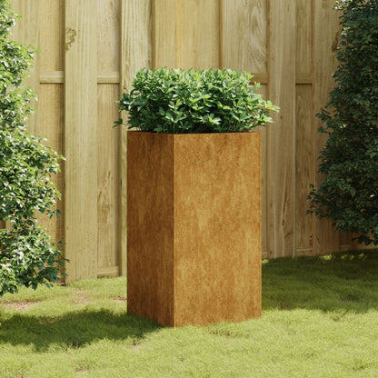 Corten steel planter 