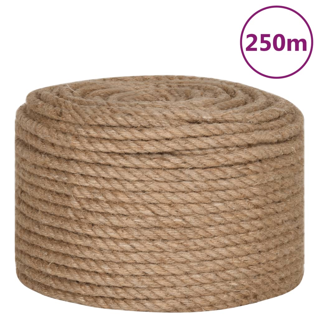 Jute rope 50-500m length and 4-16mm thickness 