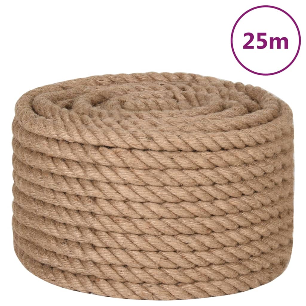 Jute rope 50-500m length and 4-16mm thickness 