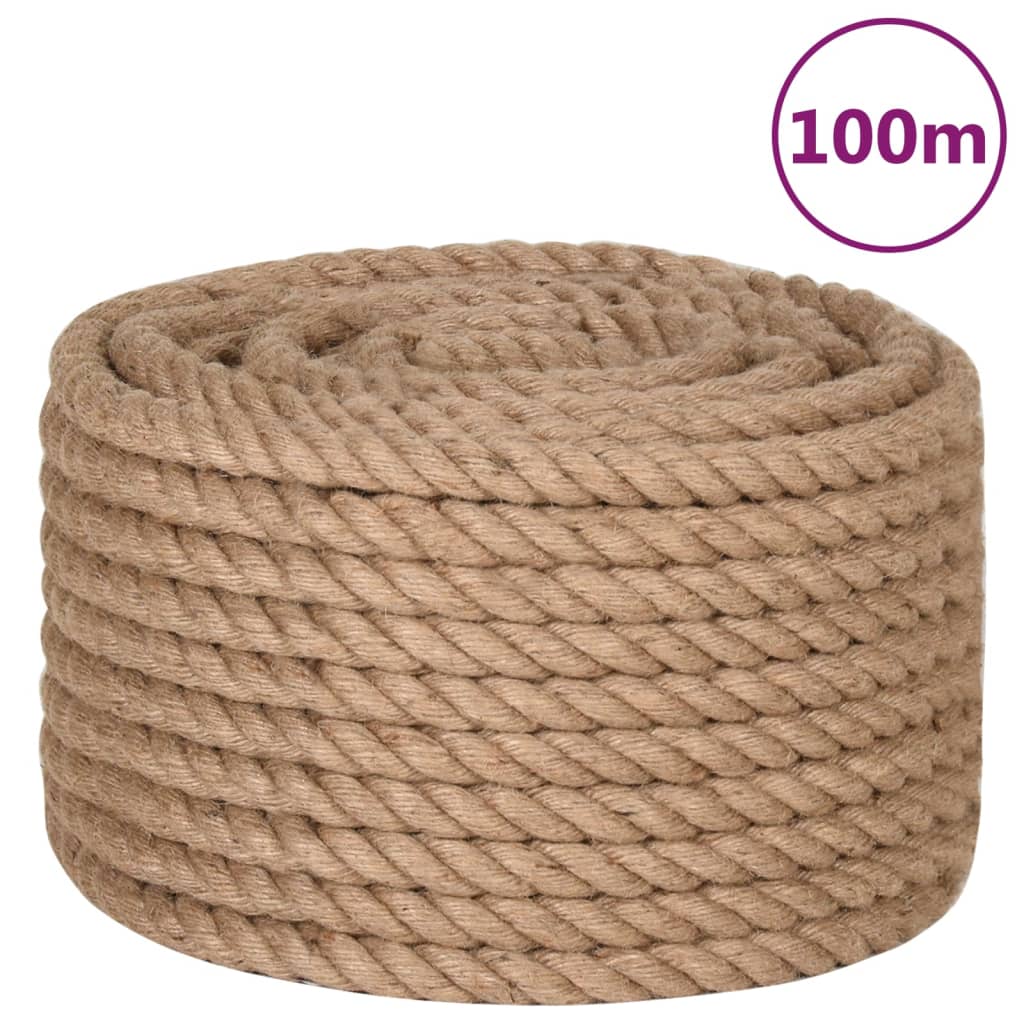 Jute rope 50-500m length and 4-16mm thickness 