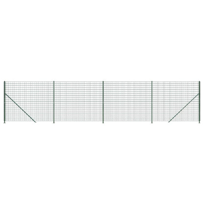 Wire fence with green flange 1.6x10 m