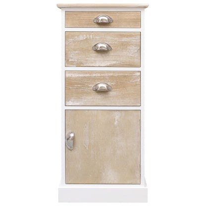 Paulownia wood auxiliary cabinet 38x28x86 cm