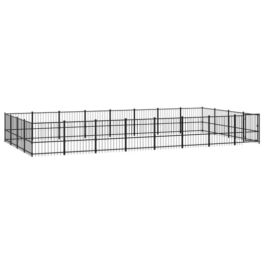 Outdoor steel kennel 30.11 m²