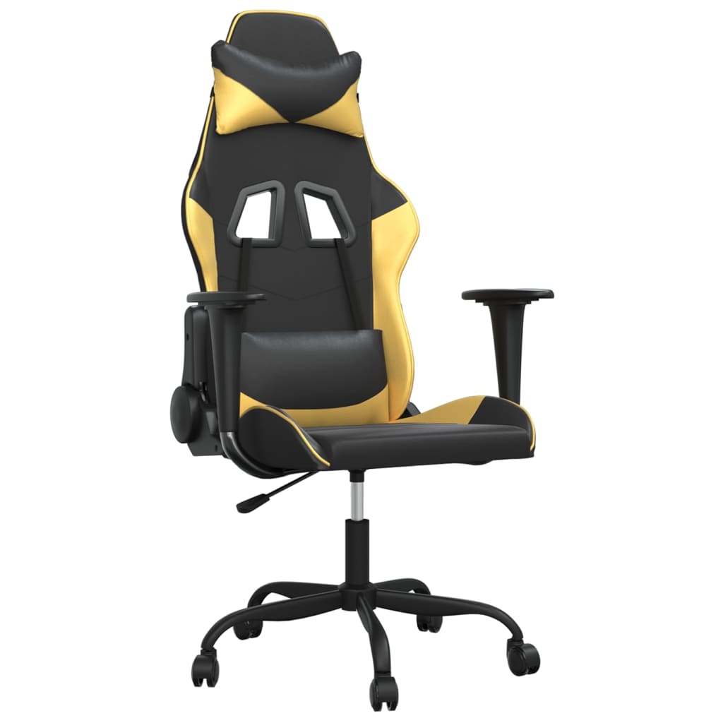 Silla de gaming de cuero sintético