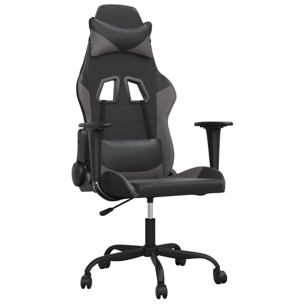 Silla de gaming de cuero sintético