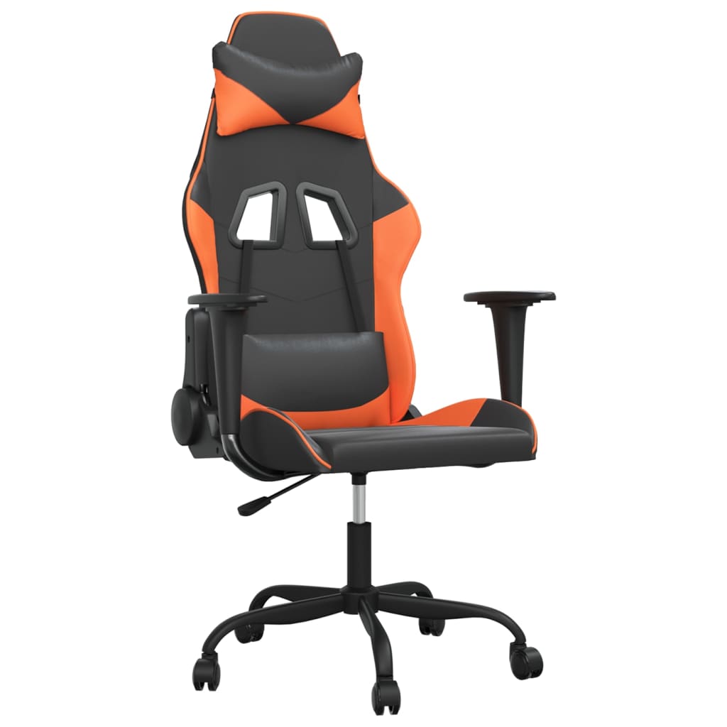 Silla de gaming de cuero sintético