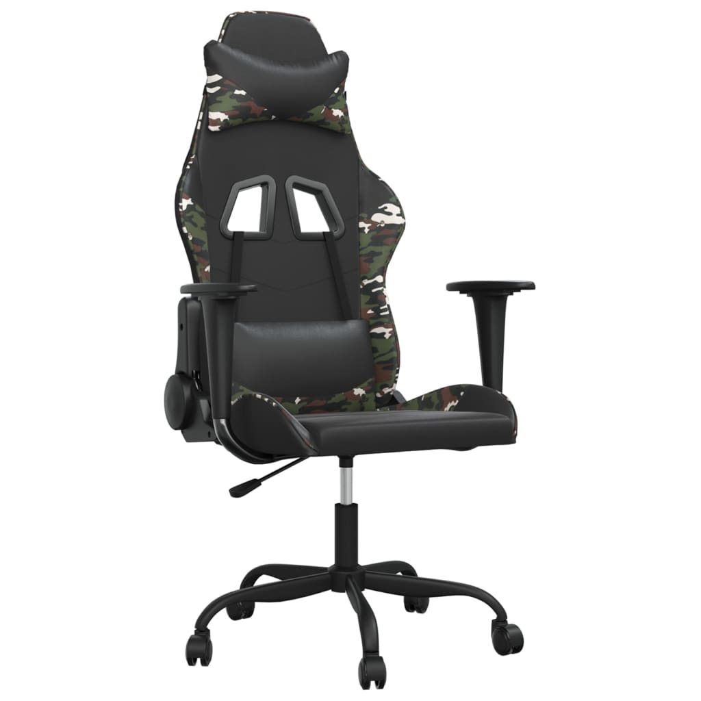 Silla de gaming de cuero sintético