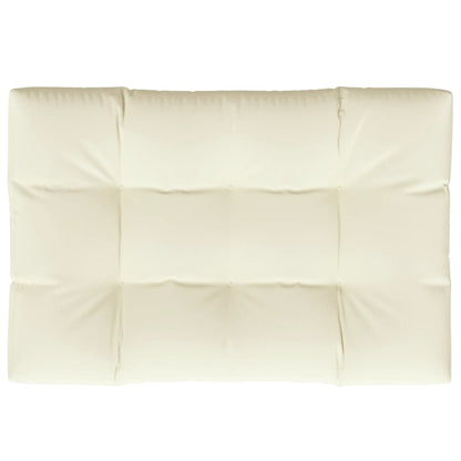 Cushion for pallet sofa cream fabric 120x80x12 cm