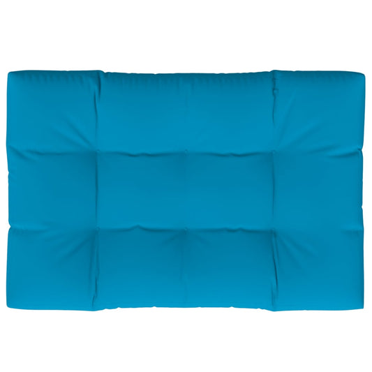 Blue fabric pallet sofa cushion 120x80x12 cm