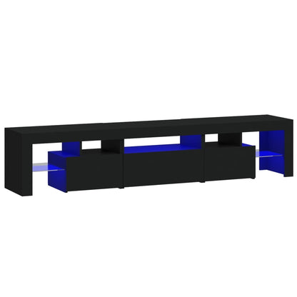 vidaXL TV Cabinet with LED Lights 200x36.5x40 cm 