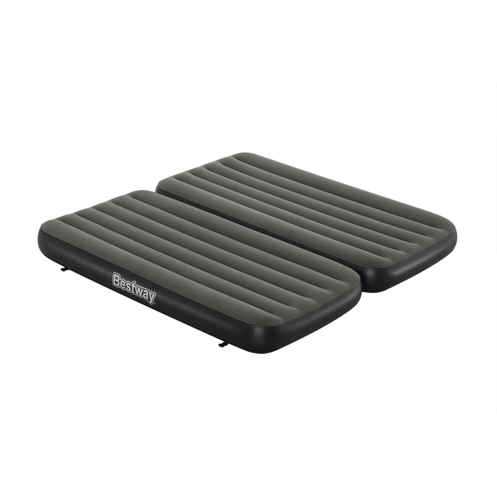 Bestway 3 in 1 inflatable mattress black and grey 188x99x25 cm