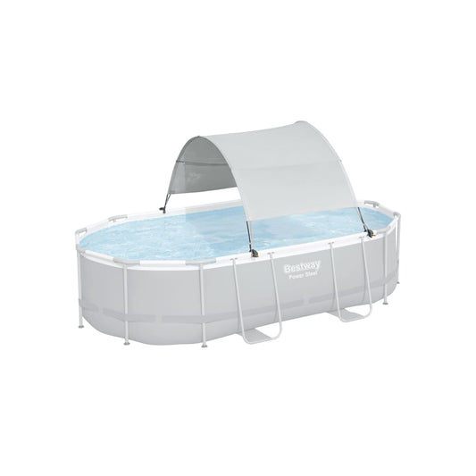 Bestway White Removable Pool Awning