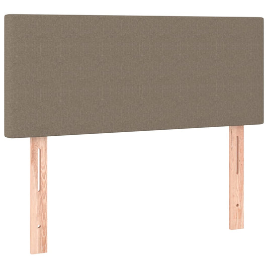 Taupe gray fabric headboard 100x5x78/88 cm