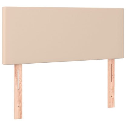 Cappuccino-coloured synthetic leather headboard 100x5x78/88 cm