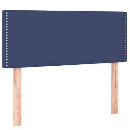 Blue fabric headboard 90x5x78/88 cm