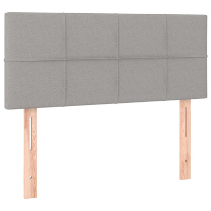 Light grey fabric headboard 100x5x78/88 cm