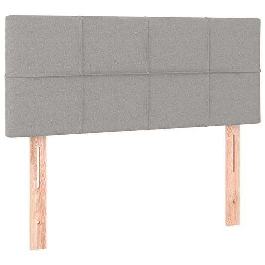 Light grey fabric headboard 100x5x78/88 cm