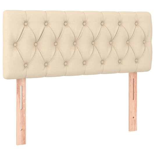 Cream fabric headboard 90x7x78/88 cm