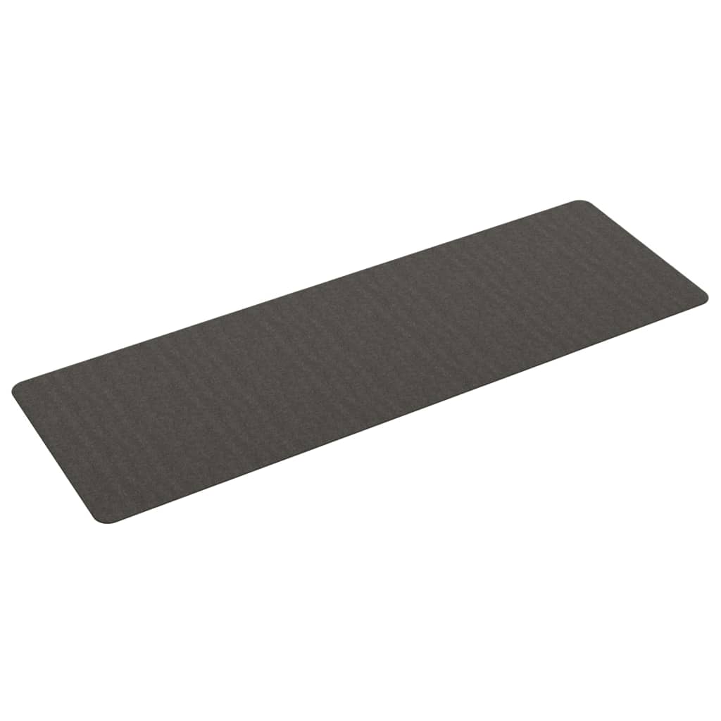 Anthracite grey hallway rug 60x180 cm