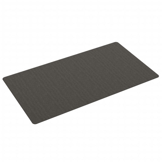 Anthracite grey hallway rug 100x180 cm