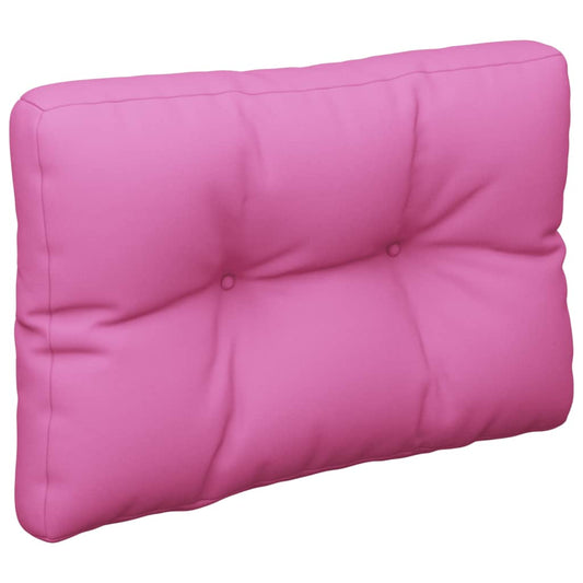 Cushion for pallet sofa pink fabric 60x40x12 cm