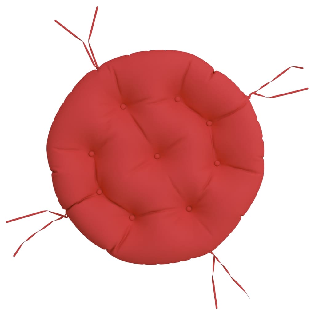 Round cushion Oxford fabric red Ø 60x11 cm