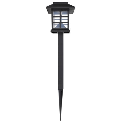 Solar Lantern Set 12 pcs with Stakes 8.6x8.6x38cm 