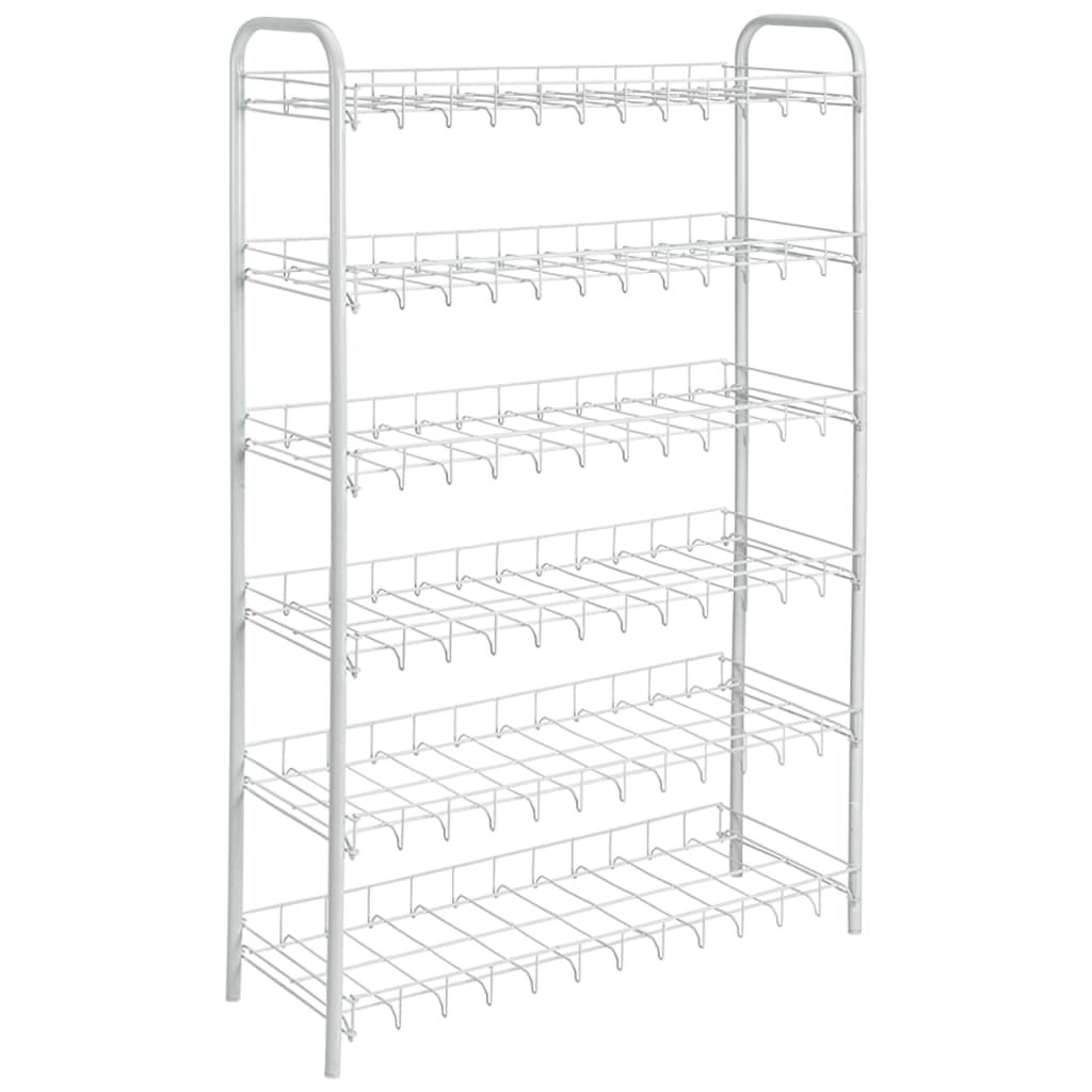 Metaltex 6-tier shoe rack Shoe 6 white