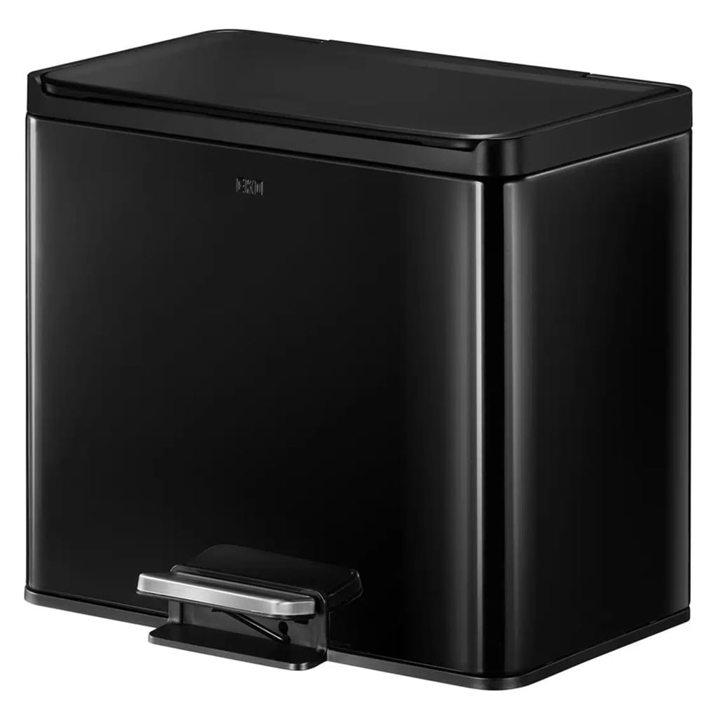 EKO Essential Pedal Bin 2x15 L Black