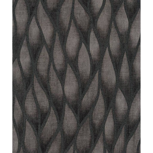 Topchic Flames and Drops Wallpaper Metallic Grey