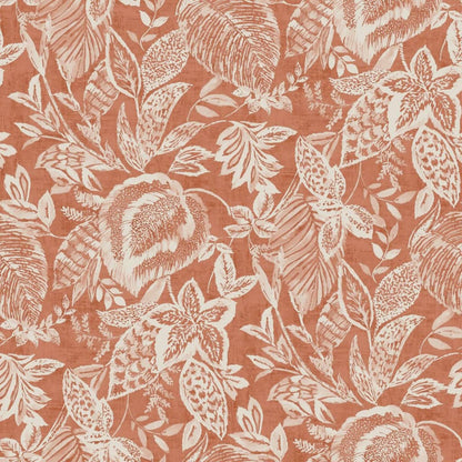 DUTCH WALLCOVERINGS Mae orange and beige wallpaper