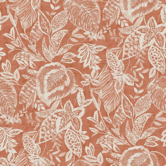 DUTCH WALLCOVERINGS Mae orange and beige wallpaper