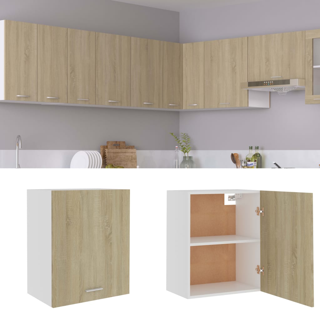 Engineered wood hanging cabinet 50x31x60 cm 