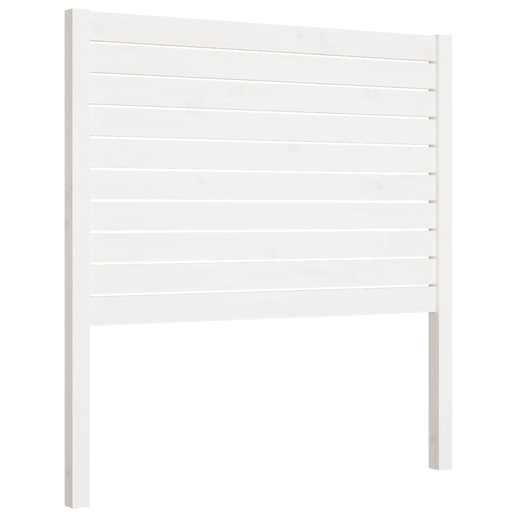 Solid white pine wood headboard 81x4x100 cm