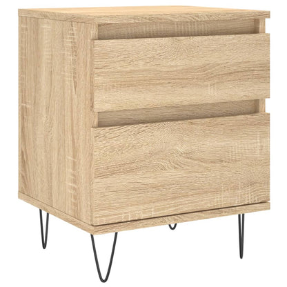 Sonoma Oak Engineered Wood Bedside Table 40x35x50 cm