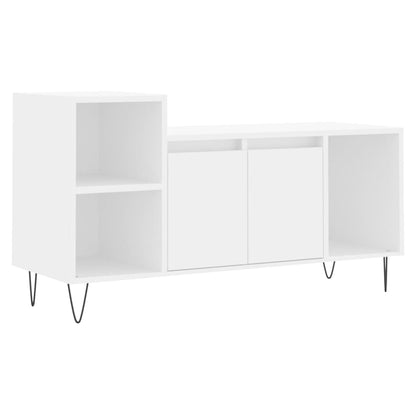 Mueble para TV madera contrachapada blanco 100x35x55 cm